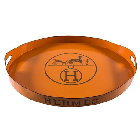 hermes serving tray|hermes serving plate.